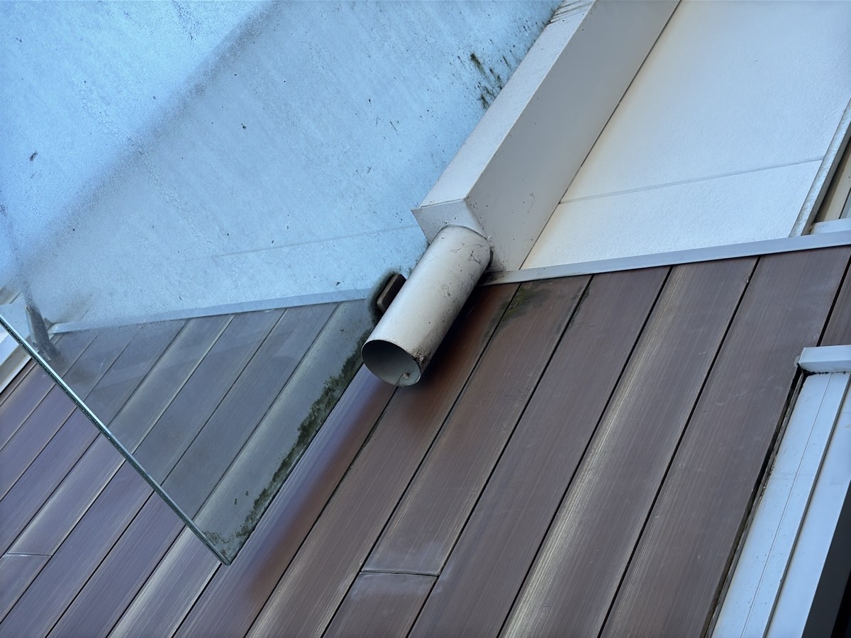 Not connected to the stormwater system, recorded on a pre-purchase inspection in Schofields